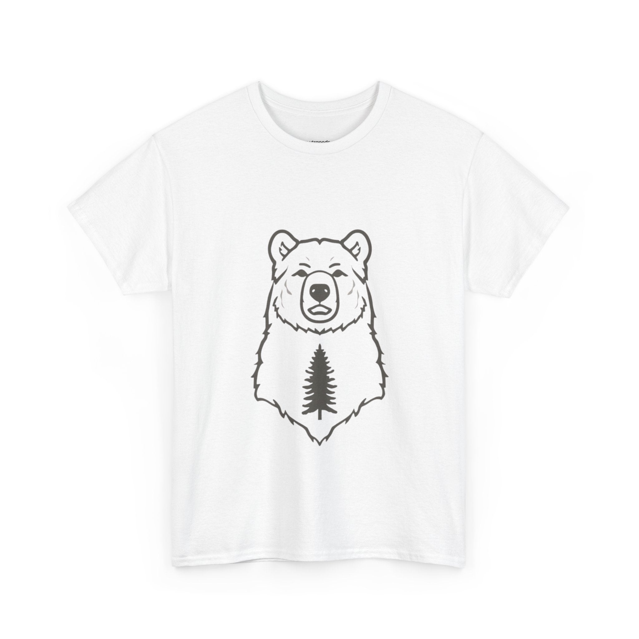 Bear & Pine Tree Graphic Tee
