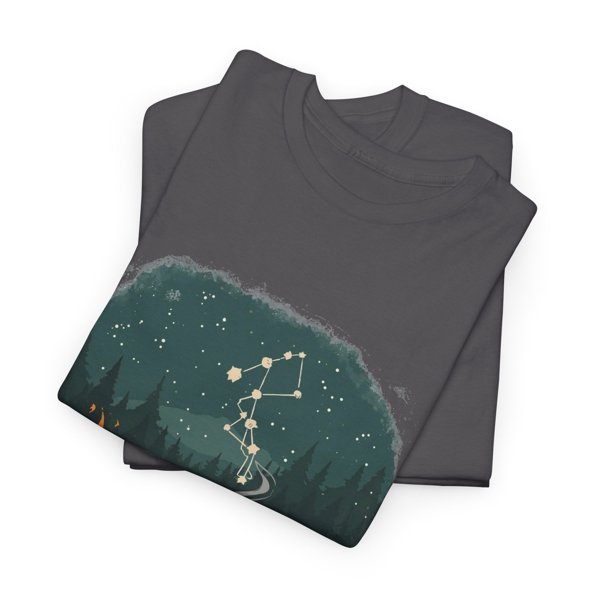 Cabin Fire, Coffee & Constellation Graphic Tee