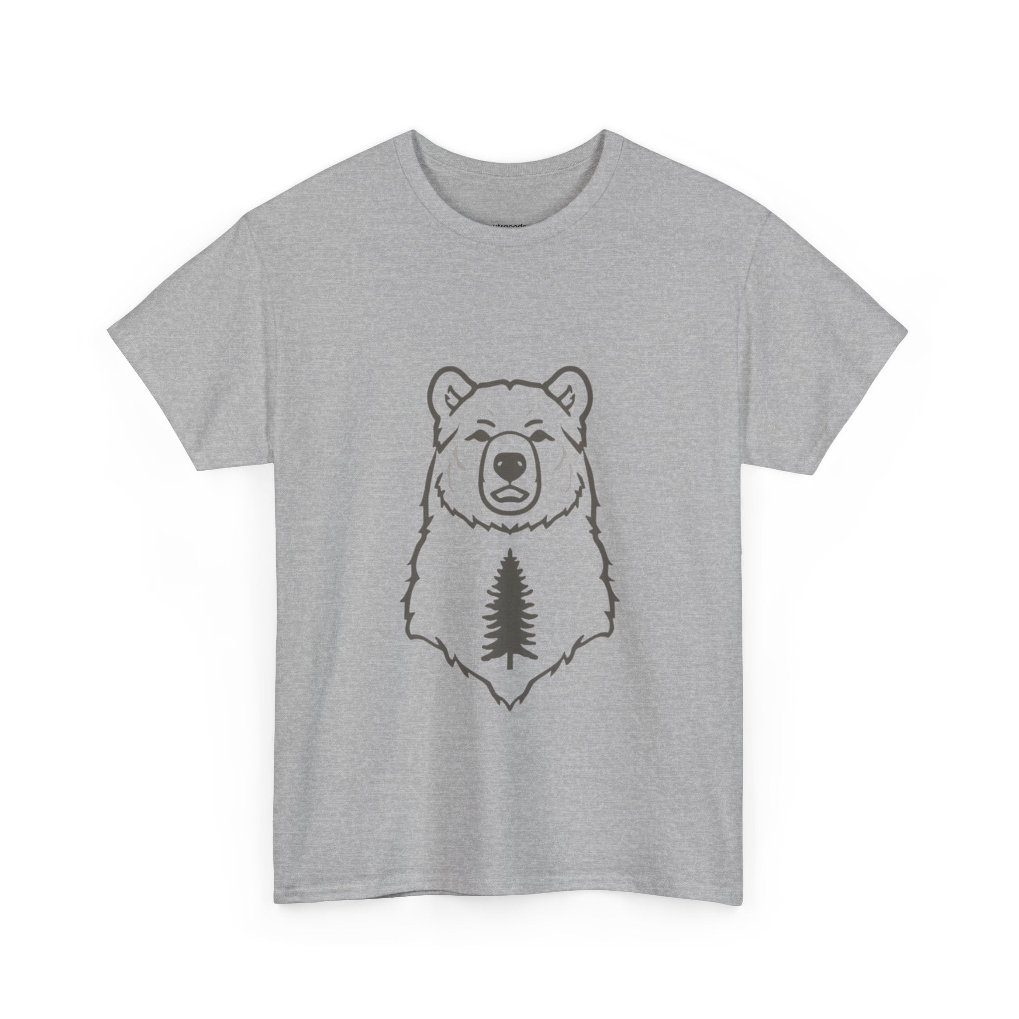 Bear & Pine Tree Graphic Tee