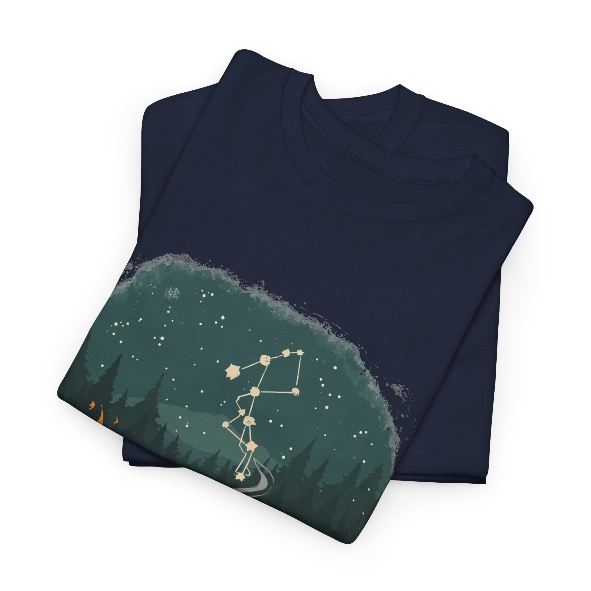 Cabin Fire, Coffee & Constellation Graphic Tee