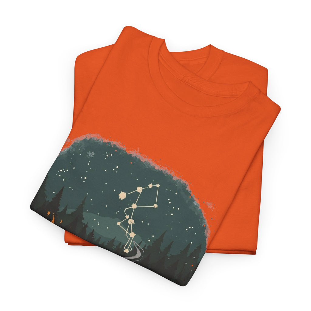 Cabin Fire, Coffee & Constellation Graphic Tee
