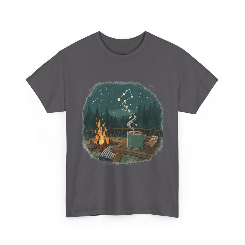 Cabin Fire, Coffee & Constellation Graphic Tee