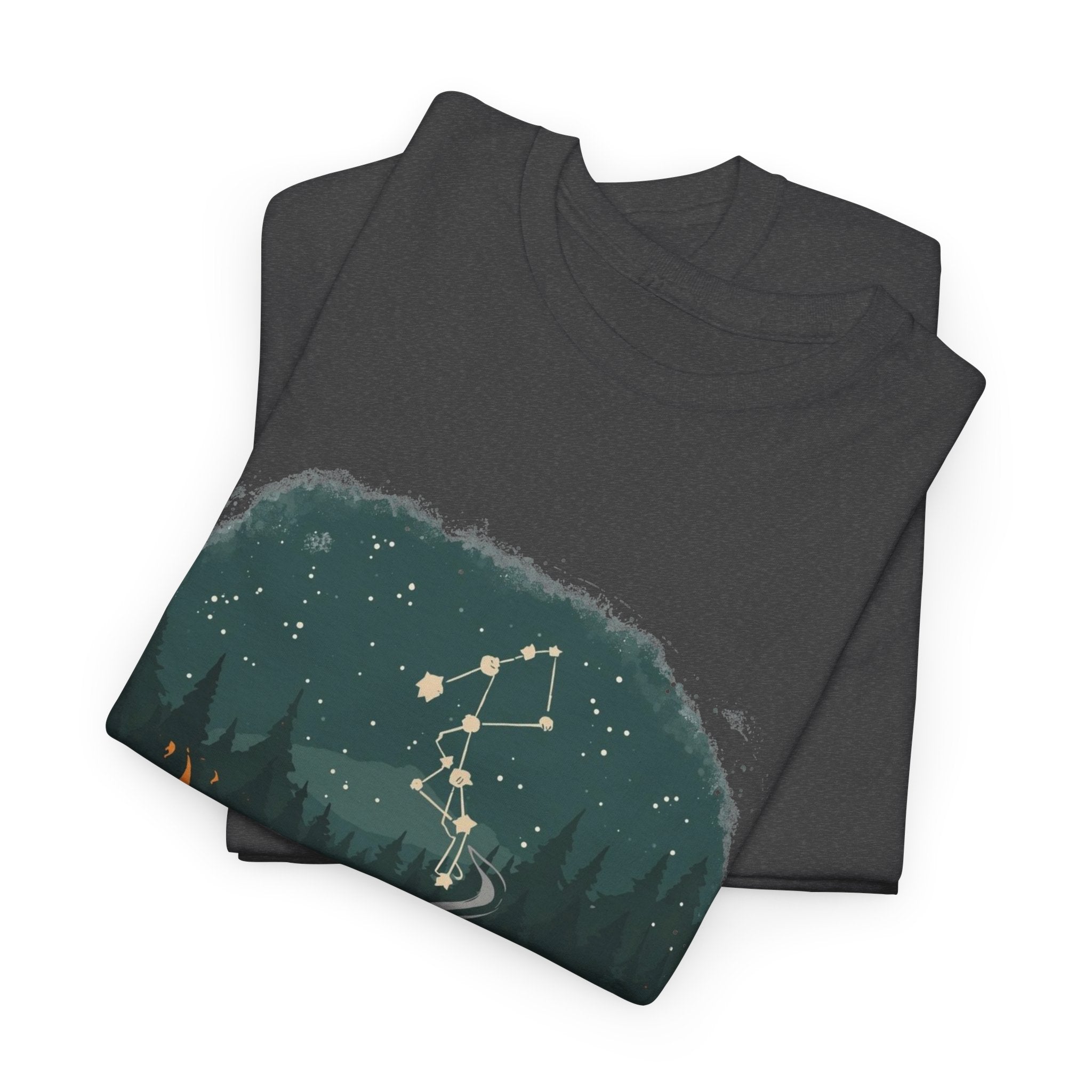 Cabin Fire, Coffee & Constellation Graphic Tee