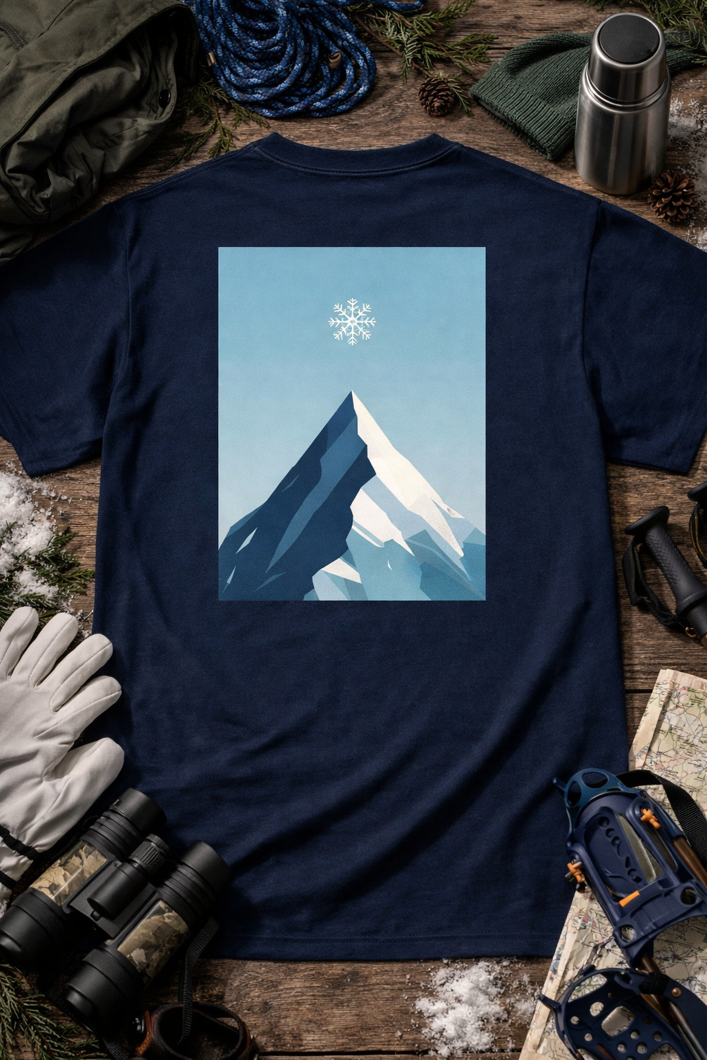 Snowflake Winter Adventure Tee