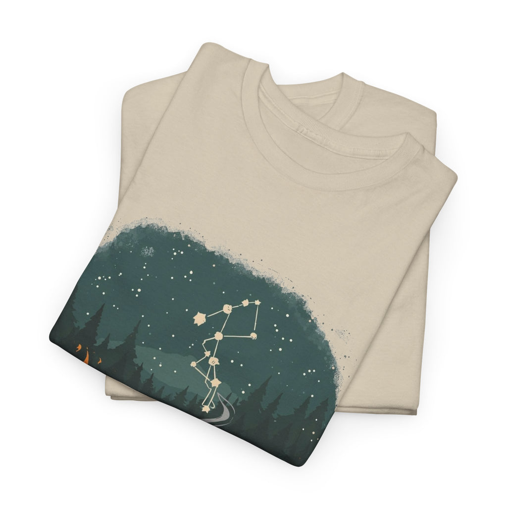 Cabin Fire, Coffee & Constellation Graphic Tee