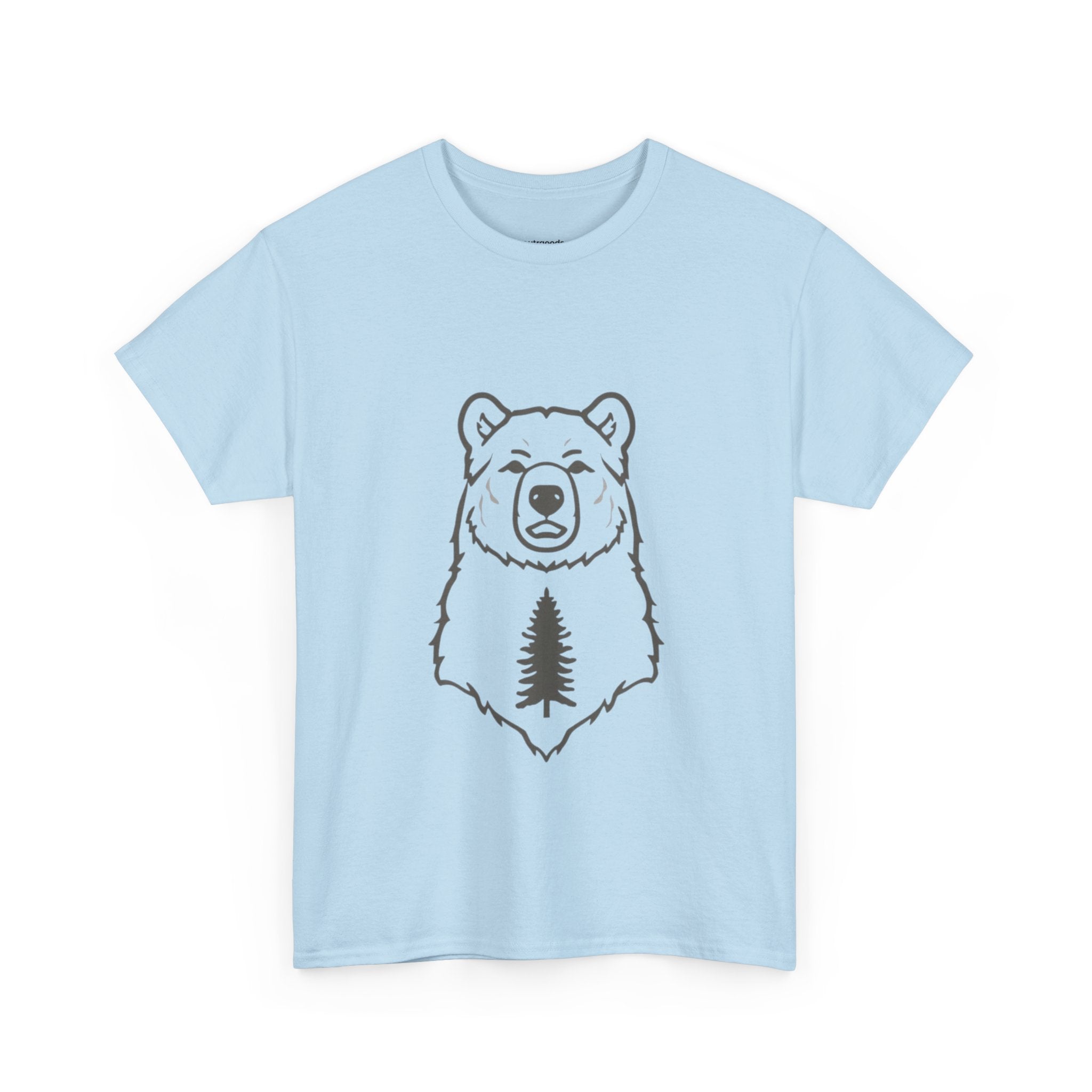 Bear & Pine Tree Graphic Tee