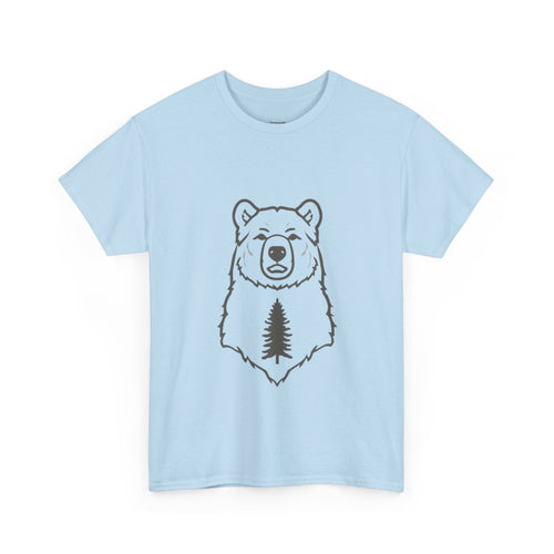 Bear & Pine Tree Graphic Tee