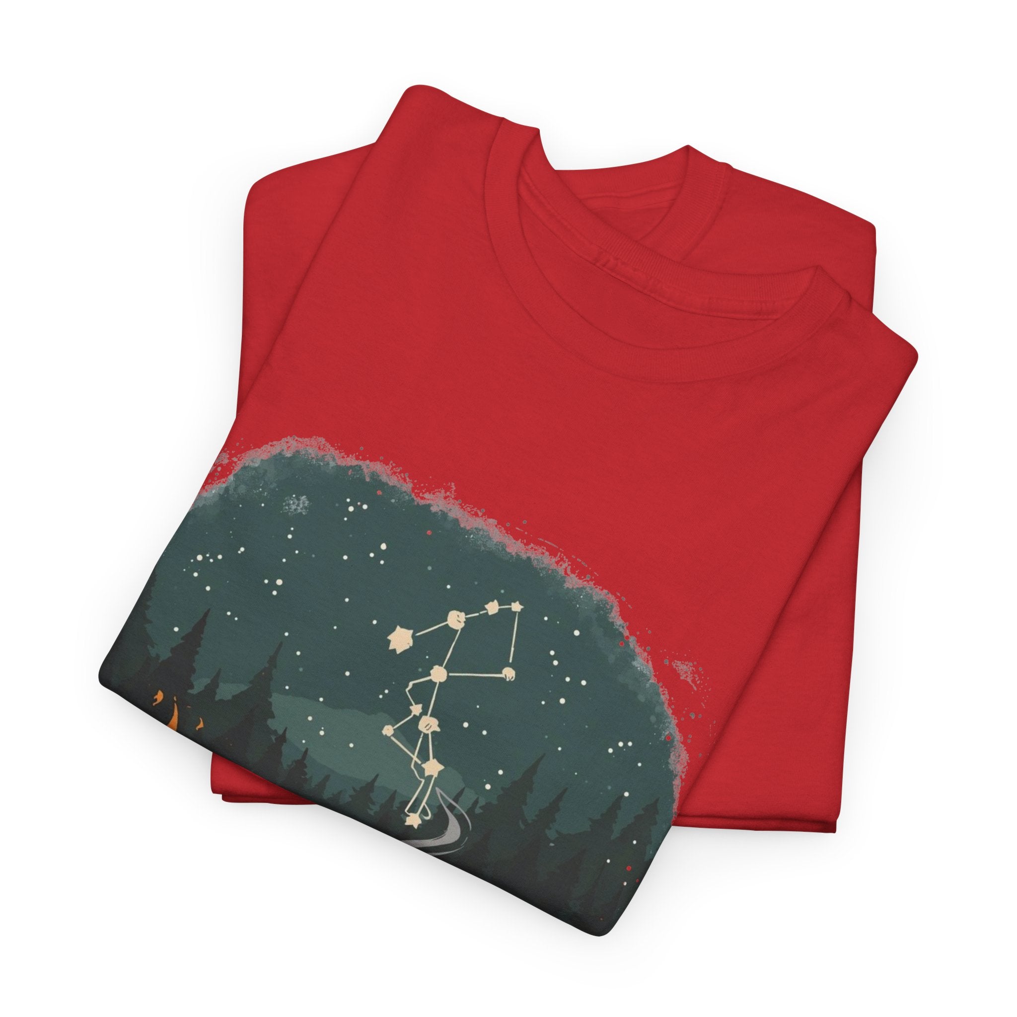 Cabin Fire, Coffee & Constellation Graphic Tee