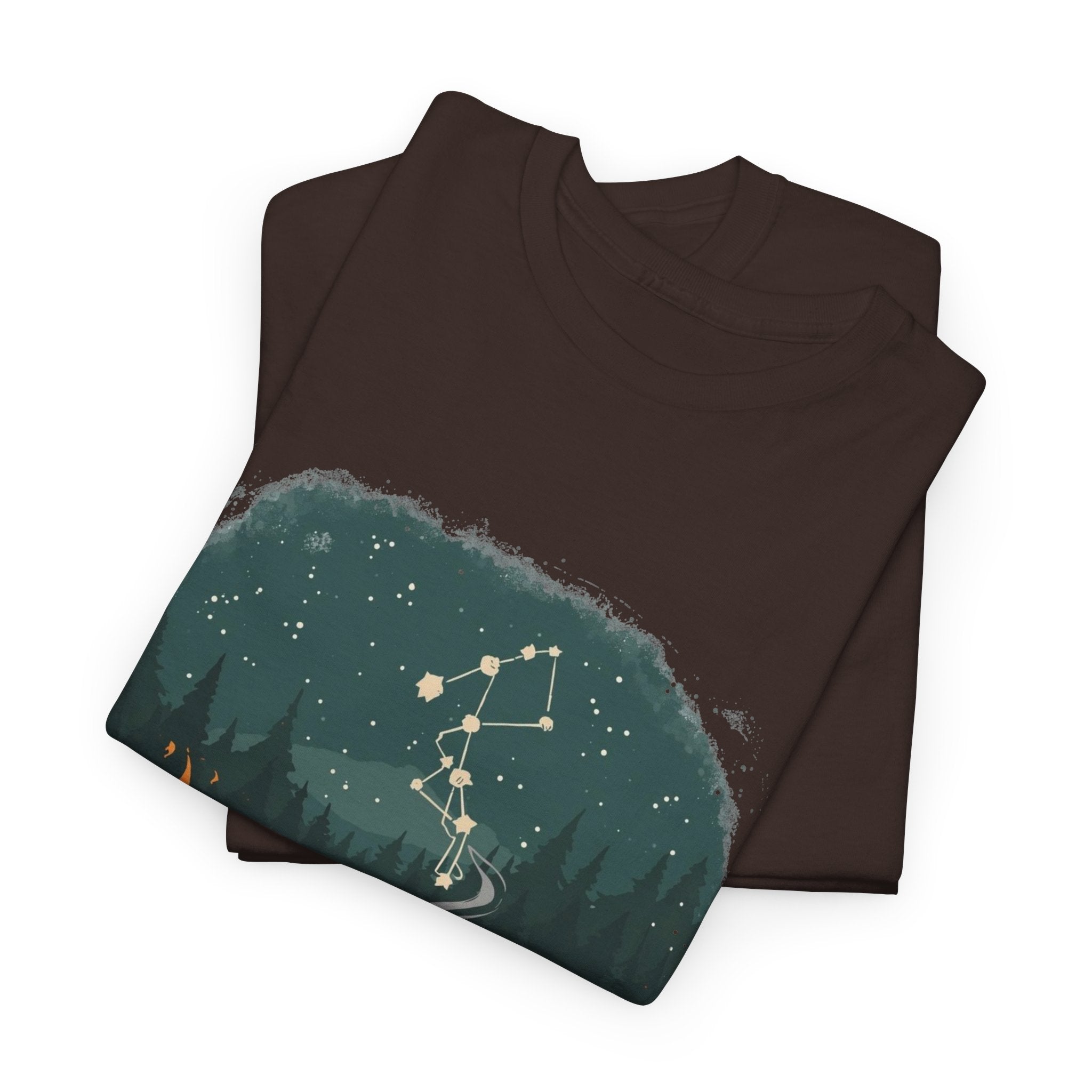 Cabin Fire, Coffee & Constellation Graphic Tee