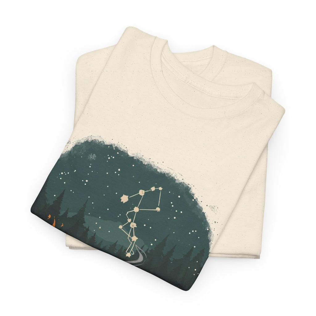 Cabin Fire, Coffee & Constellation Graphic Tee