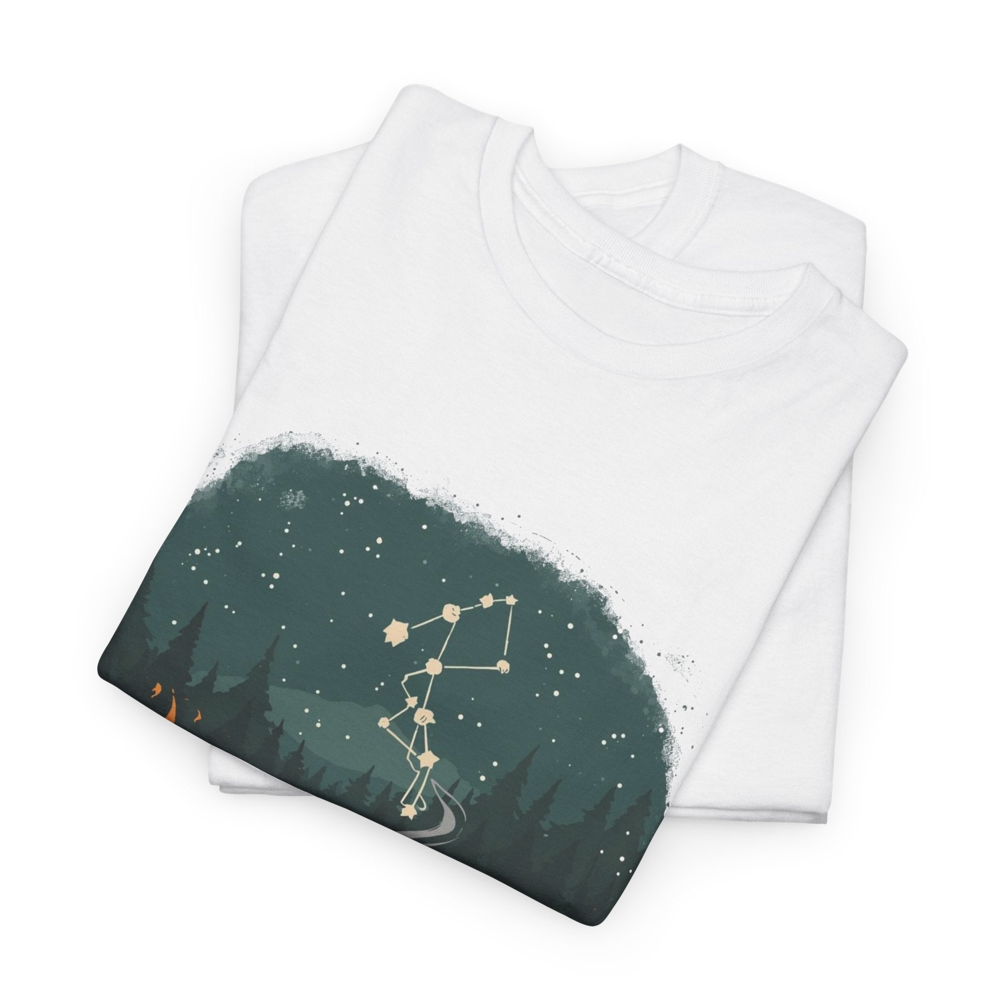 Cabin Fire, Coffee & Constellation Graphic Tee