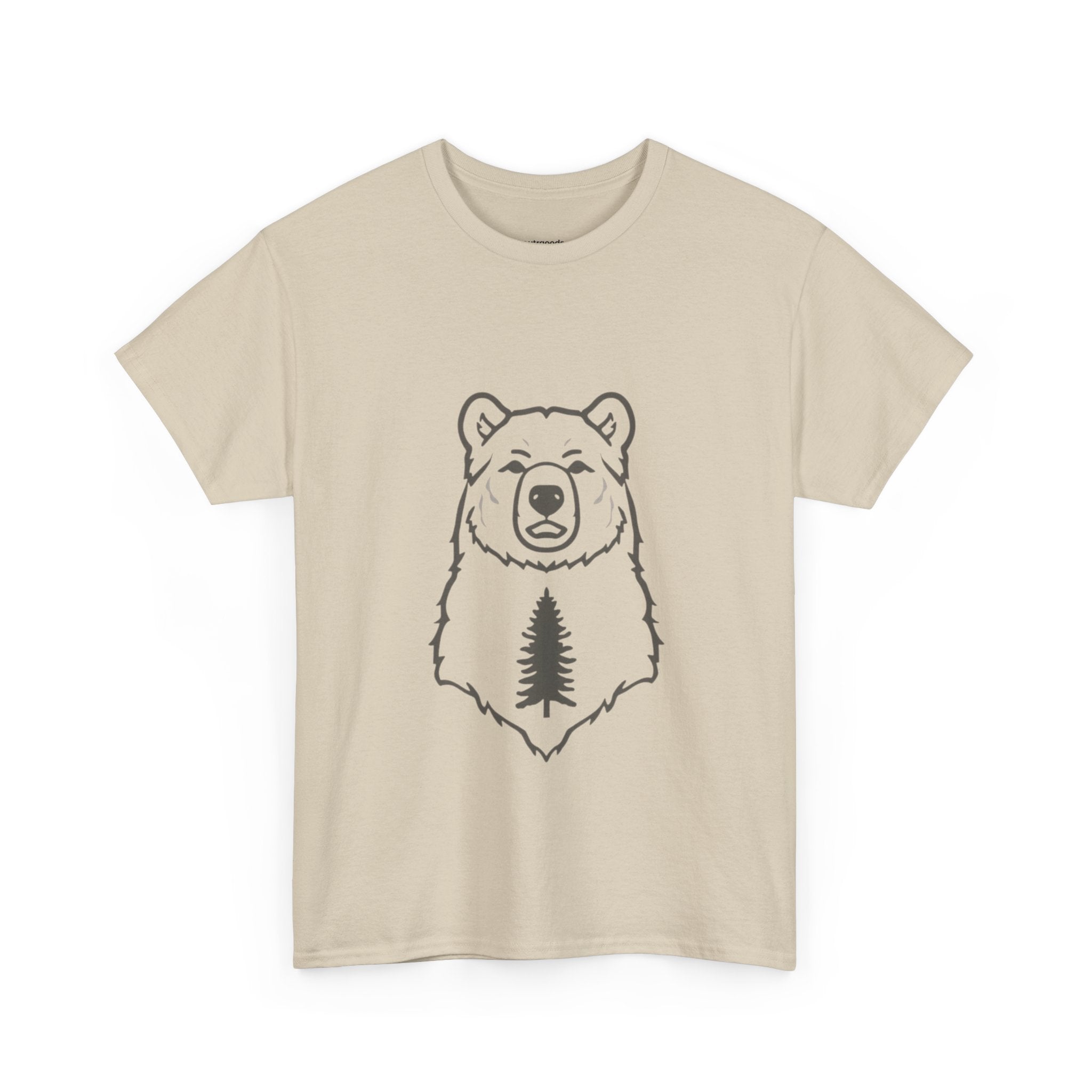 Bear & Pine Tree Graphic Tee